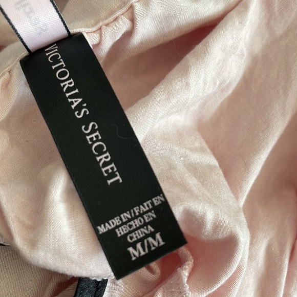 M Victoria’s Secret Baby Doll Intimate - soft pink/black, ruffles - Picture 6 of 10